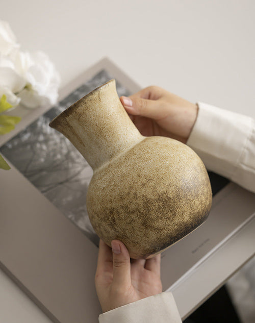 Japanese-Style Ceramic Vase