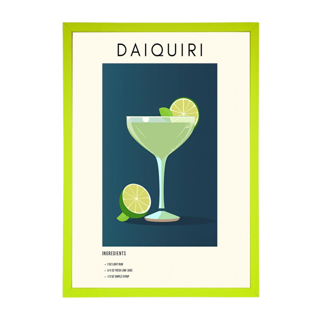 Lime Daiquiri Framed Poster