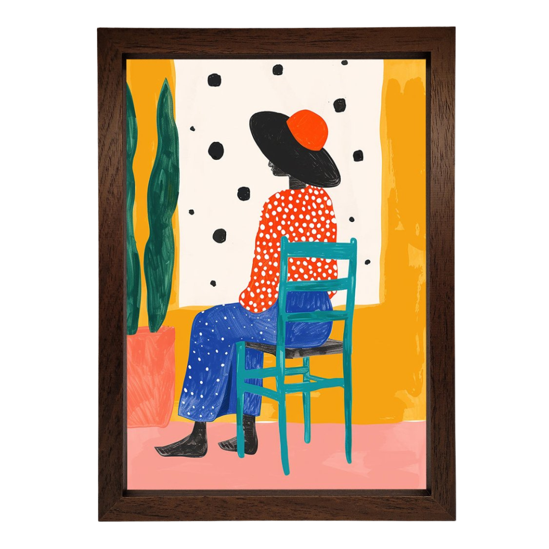 Take A Seat Framed Print