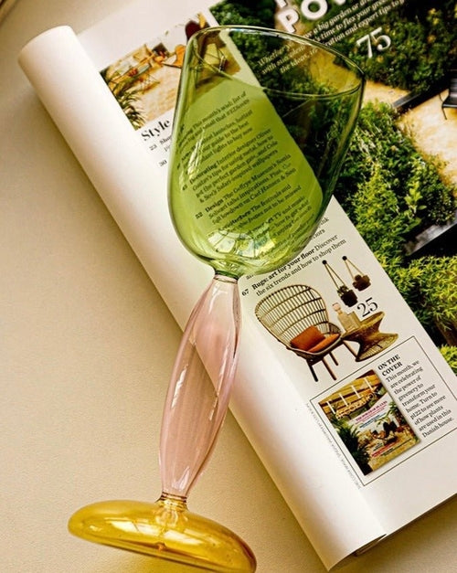 Handblown Wine Glass set of 2