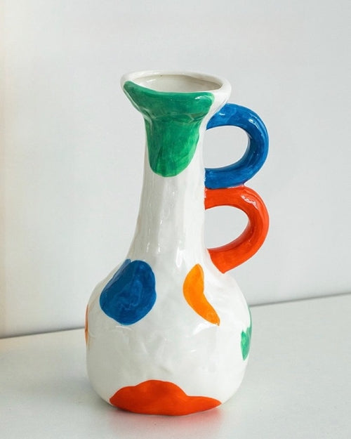 Handpainted Ceramic Vase