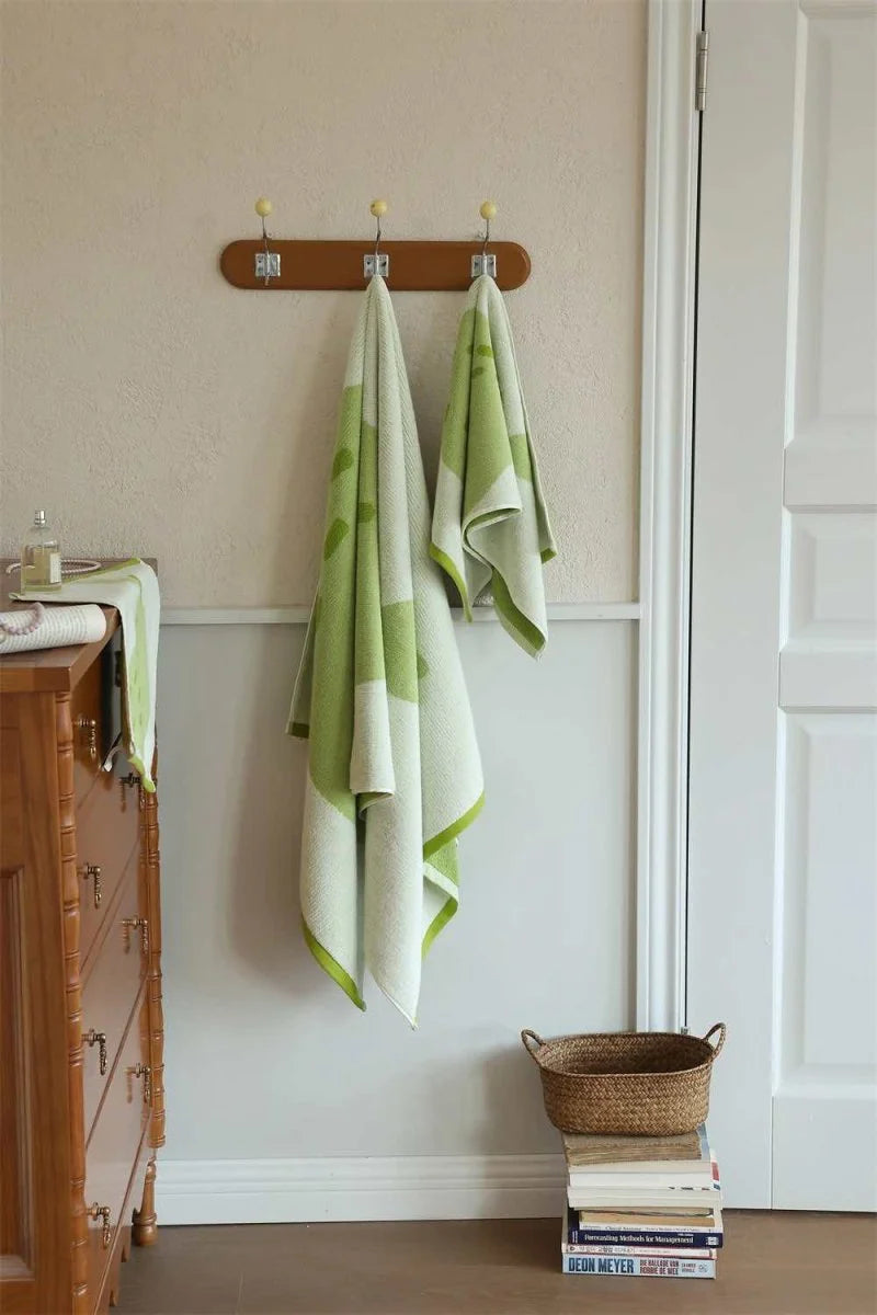 Cute Whimsical Pear Bath Towel - Ultra Soft, Absorbent, 100% Staple Cotton