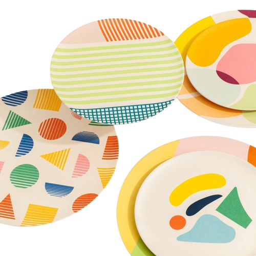 Bamboo Plate Set