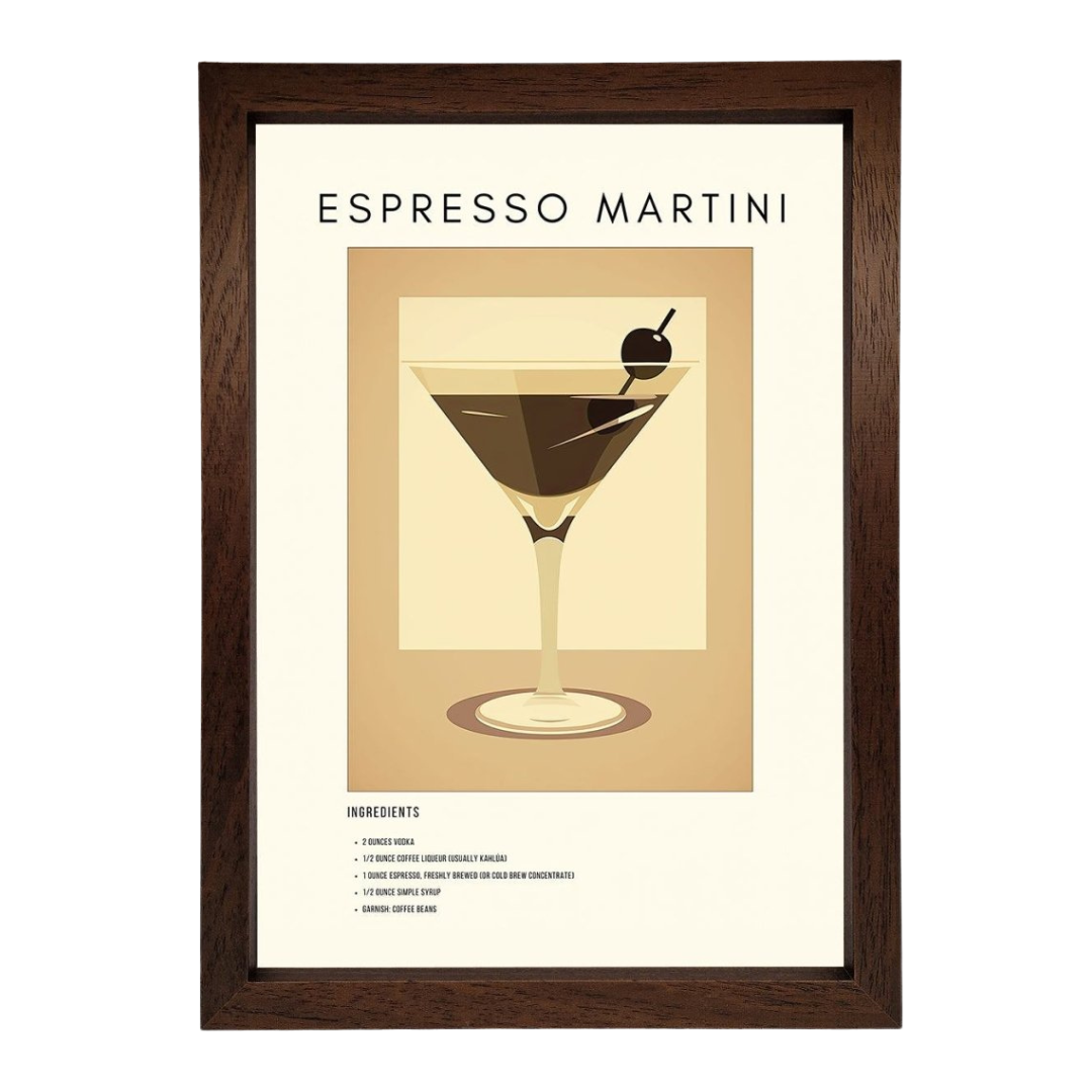 Espresso Martini Framed Print