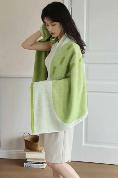 Cute Whimsical Pear Bath Towel - Ultra Soft, Absorbent, 100% Staple Cotton