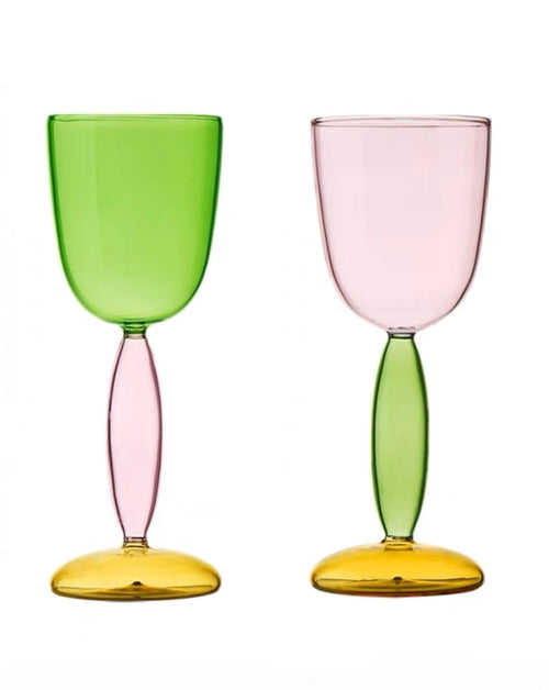 Handblown Wine Glass set of 2